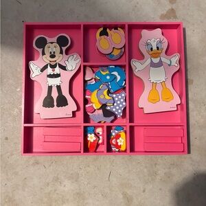 Disney Pink Character Puzzle Set